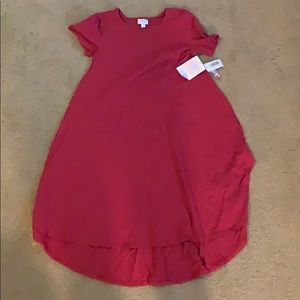 Lularoe Red Carly Dress Size:XXS
